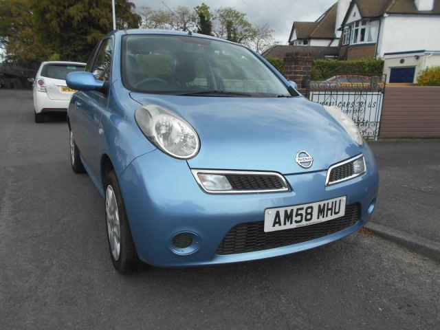 2008 (58) Nissan Micra 1.2 16v Acenta Hatchback 3dr Petrol Manual (139 g/km, 79 bhp)